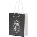 Bullet Papiertüte 18x9x23 cm mit Kunststoffgriffen - 170 g/m²