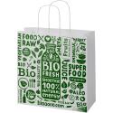 Bullet Papiertüte 31x12x31 cm mit gedrehten Griffen - 120 g/m²