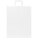Bullet Papiertüte 32x12x40 cm mit flachen Griffen - 80-90 g/m²