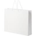 Bullet Papiertüte 45x10x35 cm mit Kunststoffgriffen - 170 g/m²