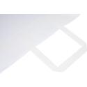 Bullet Papiertüte 49,5x14x44 cm mit flachen Griffen - 90-100 g/m²