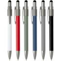 Bullet Rill RCS recycled ballpoint pen with stylus and fidget spinner, black ink