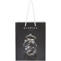Bullet sac en papier 18x9x23 cm avec poignées en plastique - 170 g/m²
