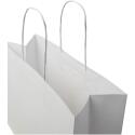 Bullet sac en papier  31x12x25 cm avec poignées torsadées - 120 g/m²