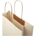 Bullet sacs en papier de déchets agricoles 31x12x41 cm avec poignées tordues - 150 g/m²