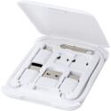 Bullet Savvy recycled plastic modular charging cable with phone holder