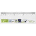 Bullet Sticky-Mate® gerecyclede sticky notes met bedrukte liniaal