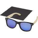Bullet Taiyō rPET/bamboo mirrored polarized sunglasses