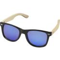 Bullet Taiyō rPET/bamboo mirrored polarized sunglasses