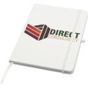 Bullet Teak A5 recycled hardcover notebook with lined pages