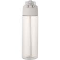 Bullet Theron gourde 700ml en plastique recyclé, avec bouchon double fonction et paille rabattable