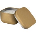 Bullet Tindra square tin candle with vanilla aroma
