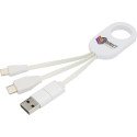 Bullet Troop 4-in-1 recycled plastic charging cable