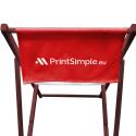 Comfort deckchair with armrest