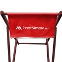 Comfort deckchair with armrest