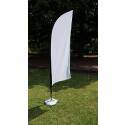 Drapeaux de plage droits