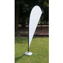 Drapeaux de plage goutte