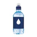 Drinks & More Bouteille d'eau rPET 330 ml avec bouchon sport