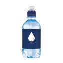 Drinks & More Bouteille d'eau rPET 330 ml avec bouchon sport