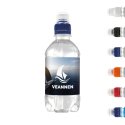 Drinks & More rPET water bottle 330 ml with sports cap