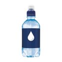 Drinks & More rPET water bottle 330 ml with sports cap