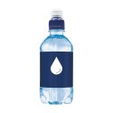 Drinks & More rPET waterfles 330 ml met sportdop