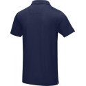 Elevate NXT Graphite men's polo shirt from organic textiles