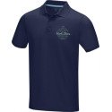 Elevate NXT Graphite men's polo shirt from organic textiles