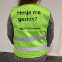 Het groene PrintSimple veilgheidshesje