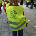 De kleuters van Basisschool Zonnekind gaan op fietstocht.