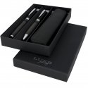 Luxe Carbon balpen cadeaubox, zwartschrijvend