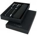 Luxe Carbon balpen cadeaubox, zwartschrijvend