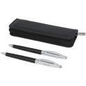 Luxe Carbon balpen cadeaubox, zwartschrijvend