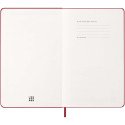 Moleskine agenda L hebdomadaire 12 mois à couverture rigide