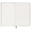 Moleskine horizontal hardcover 12 month L weekly planner
