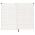 Moleskine horizontal hardcover 12 month L weekly planner