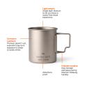 Nordic Drift Trail ultralichte titanium 450ml beker
