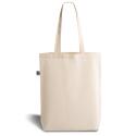 Premium 145 g/m² Fairtrade shopper with long handles and a gusset