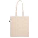 Premium 145 g/m² Tote Bag aus Fairtrade-Baumwolle mit langen Griffen