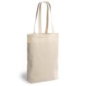 Premium 145g/m² cotton shopper with long handles & gusset - OEKO-TEX