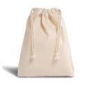 Premium 155 g/m² Beutel aus Baumwolle mit Kordelzug 20 x 25 cm - OEKO-TEX