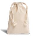 Premium 155 g/m² pochette à cordon en coton 10 x 15 cm - OEKO-TEX