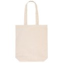 Premium 300 g/m² Canvas Tote Bag mit langen Griffen & Zwickel - OEKO-TEX