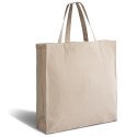 Premium 300g/m² extra large shopper with gusset - OEKO-TEX