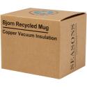 Seasons Bjorn 360 ml RCS recycled stainless steel mug with copper vacuum insulation