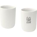 Seasons Male tasses en céramique de 200 ml - set de 2