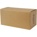 Seasons Manti 2-delige 350 ml dubbelwandige glazen kop met bamboe onderzetter