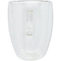 Seasons Manti 2-delige 350 ml dubbelwandige glazen kop met bamboe onderzetter