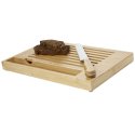 Seasons Pao bamboo cutting board with knife