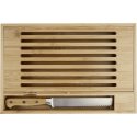 Seasons Pao bamboo cutting board with knife